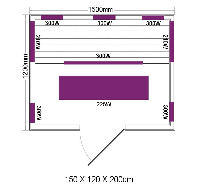 SANOTECHNIK Infrarotkabine OPEN
