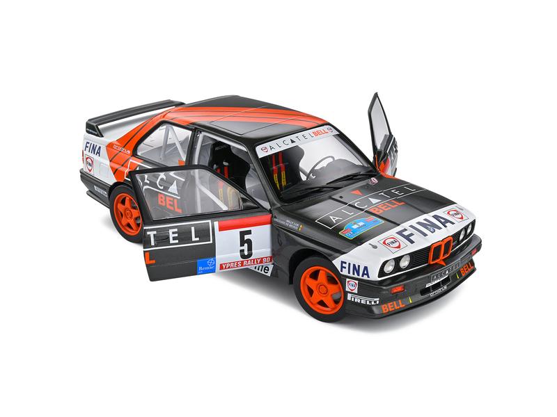 Solido BMW E30 M3 Gr.A Rally Ypres #5, 1990 1:18 Detailgetreues Modellauto im Massstab 1:18
