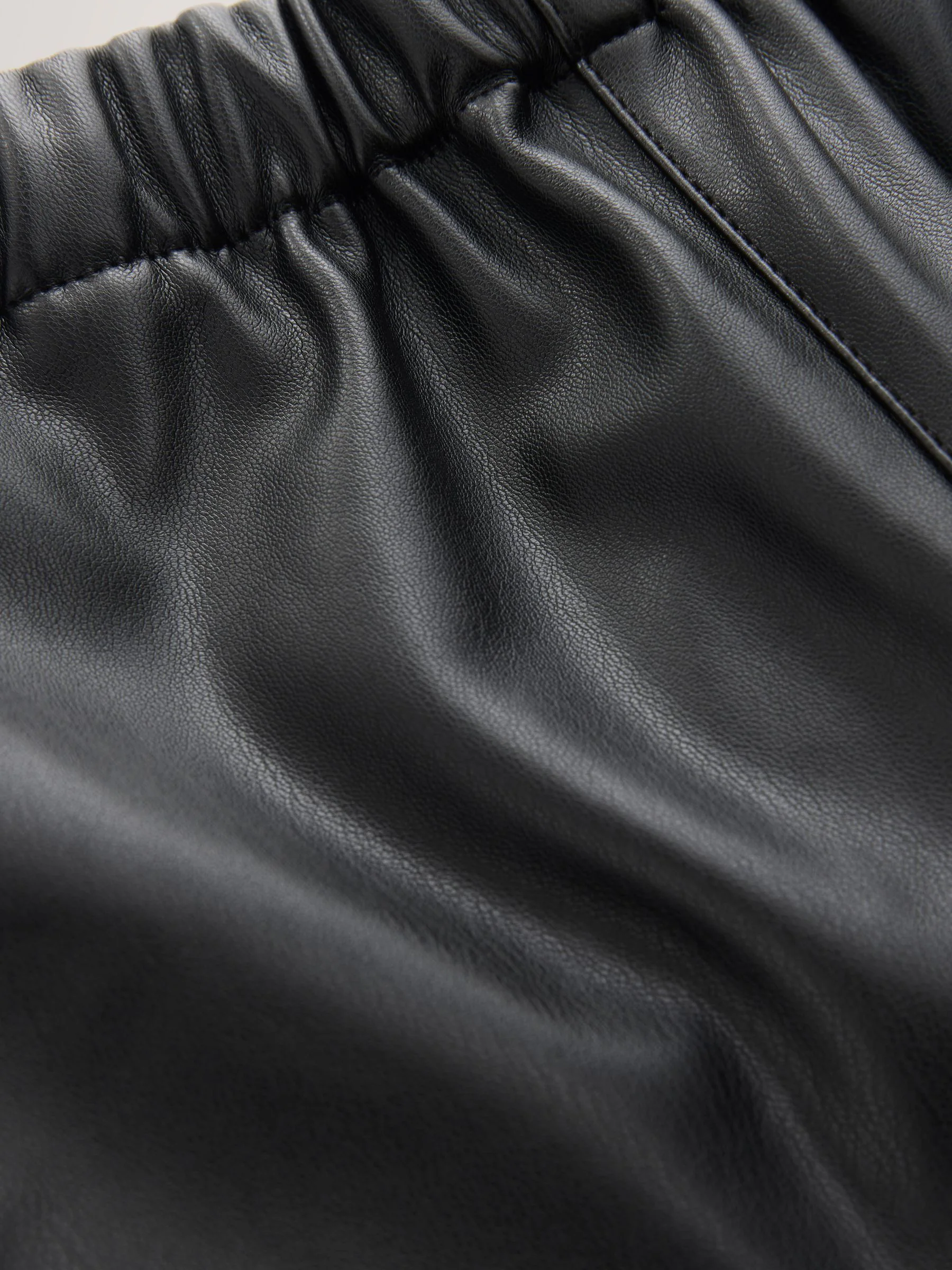 Zwart - Coated Pullon Barrel Trousers (3-16yrs)