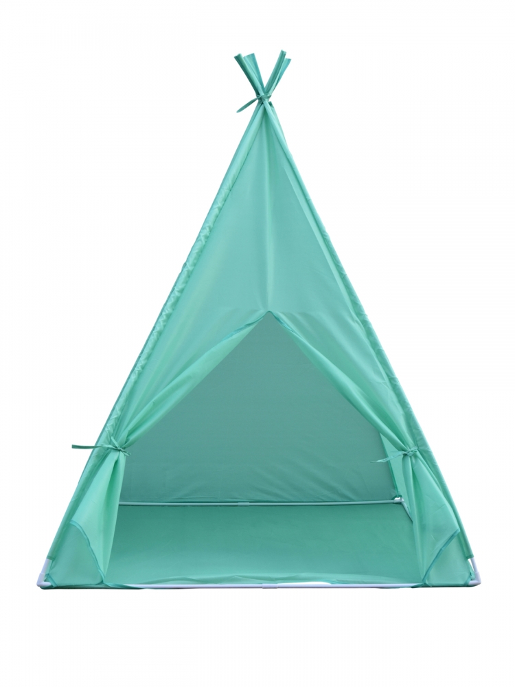 Tenda infantil tipo tipi | Dobrável | Impermeável | Azul-turquesa | Indiana | Mobiclinic