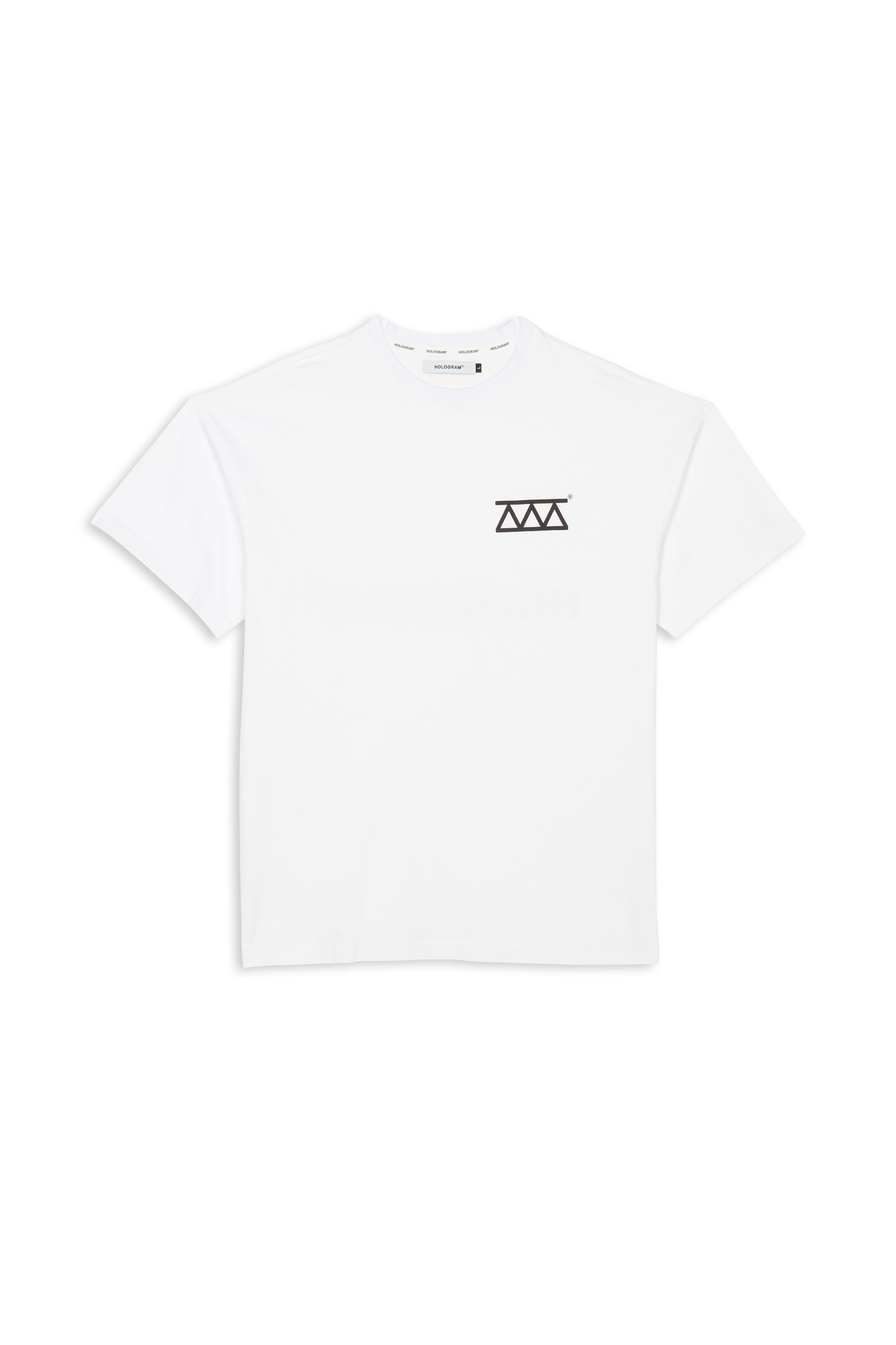 Hologram T-shirt RELIEF WHITE Blanc