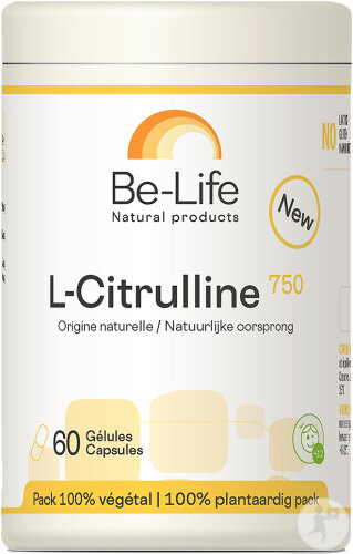 Be-Life L-Citrulline 750 Complément Alimentaire 60 Gélules