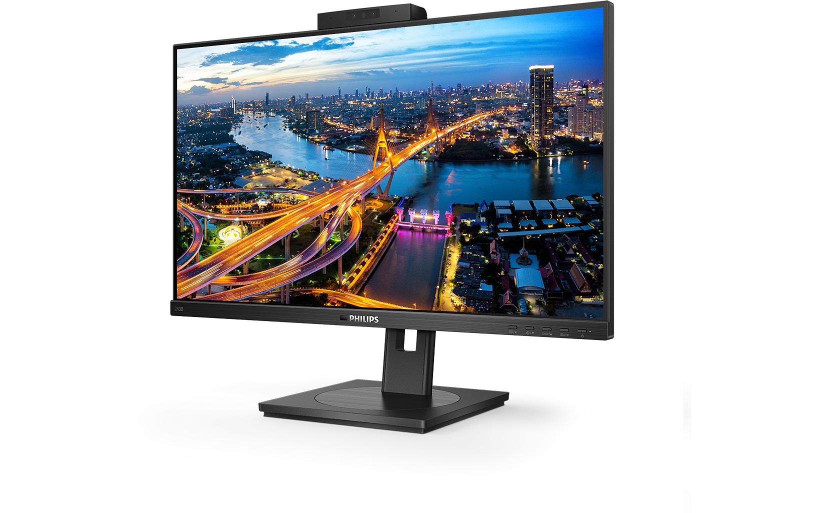 Monitor 243B1JH/00<br>Sparsamer und ergonomischer 23.8
