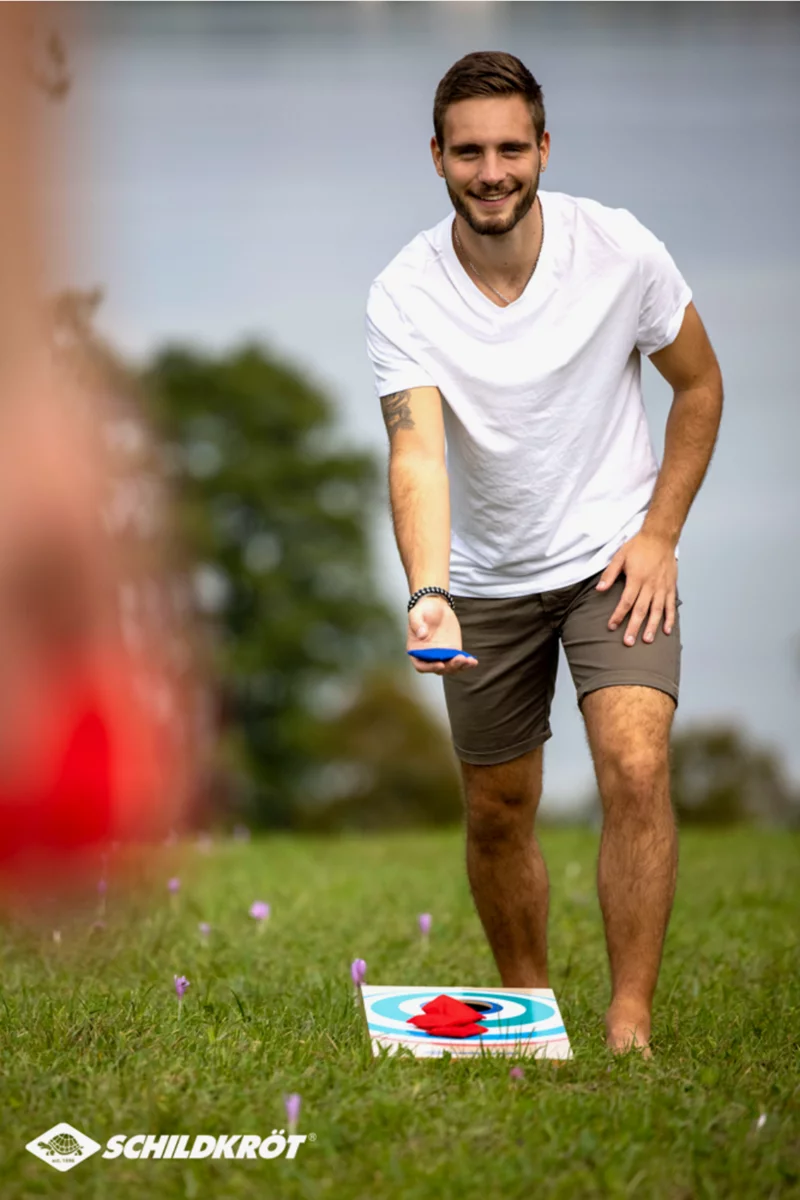 Schildkröt Cornhole Set Freizeitspiel