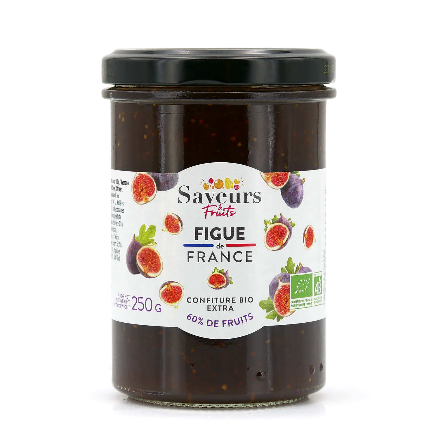 Confiture bio extra de figue violette de France