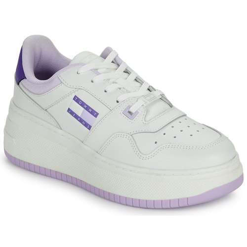 Tommy Jeans - TJW RETRO BASKET FLATFORM ESS Blanco / Azul
