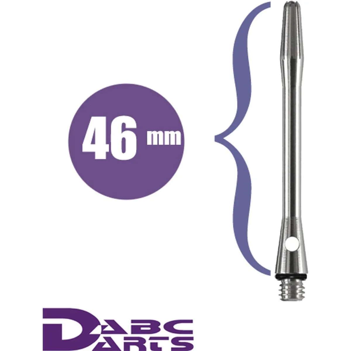 Aluminium Shaft Dart Shacht Argent