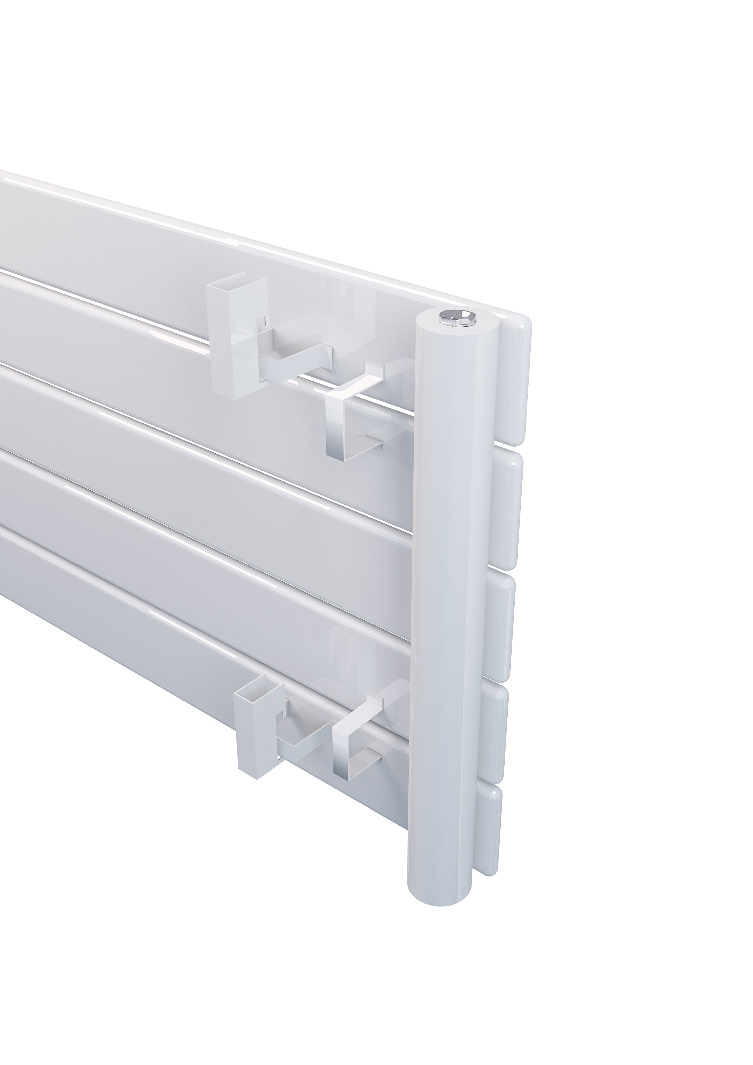 Eastbrook Addington type 10 radiator 60x60cm staal 562W wit glans