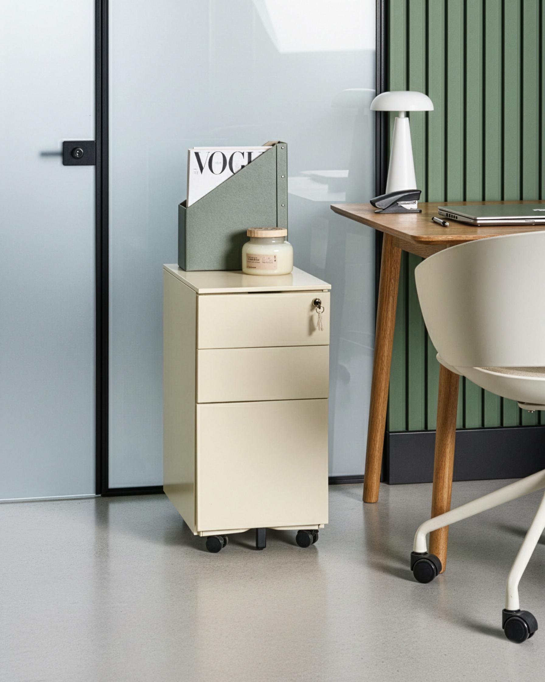Kantoorkast BOLSENA Metaal Lichtbeige