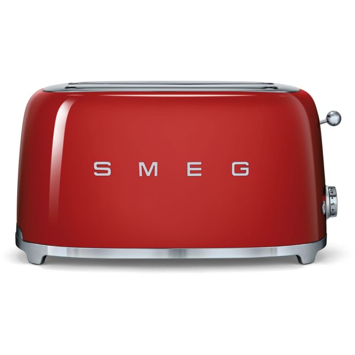 SMEG Toaster 2-Schlitz Lang 50's Retro Style TSF02RDEU Rot