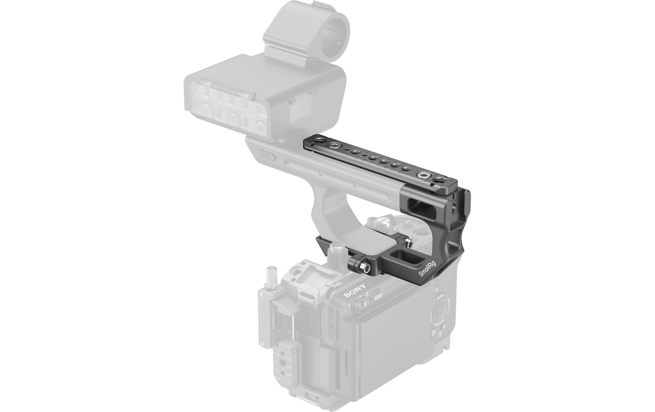 Verlängerungs-Montageplatten-Kit für Sony FX3/FX30 XLR-GriffMontageplatten-Kit mit verschiedenen Anschlussmöglichkeiten