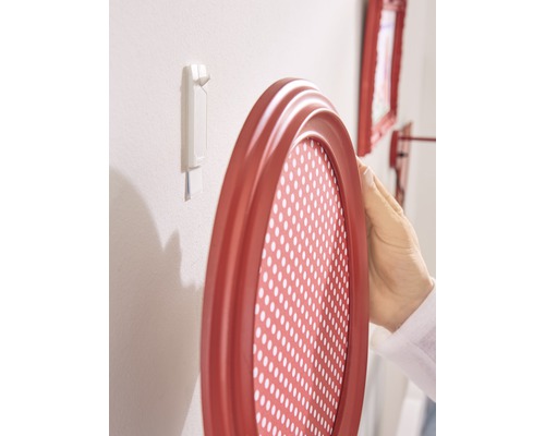 tesa lijmspijker voor behang & pleisterwerk, wit, draagvermogen 1 kg, 2 stuks.