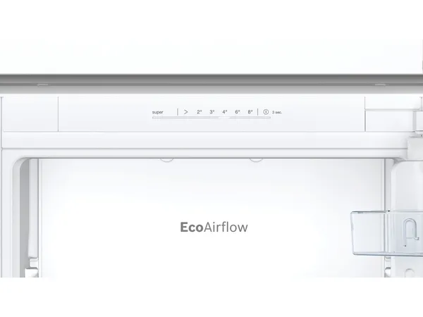 Bosch Serie | 2 KIN86NSE0 - Køleskab/fryser - bund-fryser - til indbygning - niche - bredde: 56 cm - dybde: 55 cm - højde: 177.5 cm - 260 liter - Klasse E