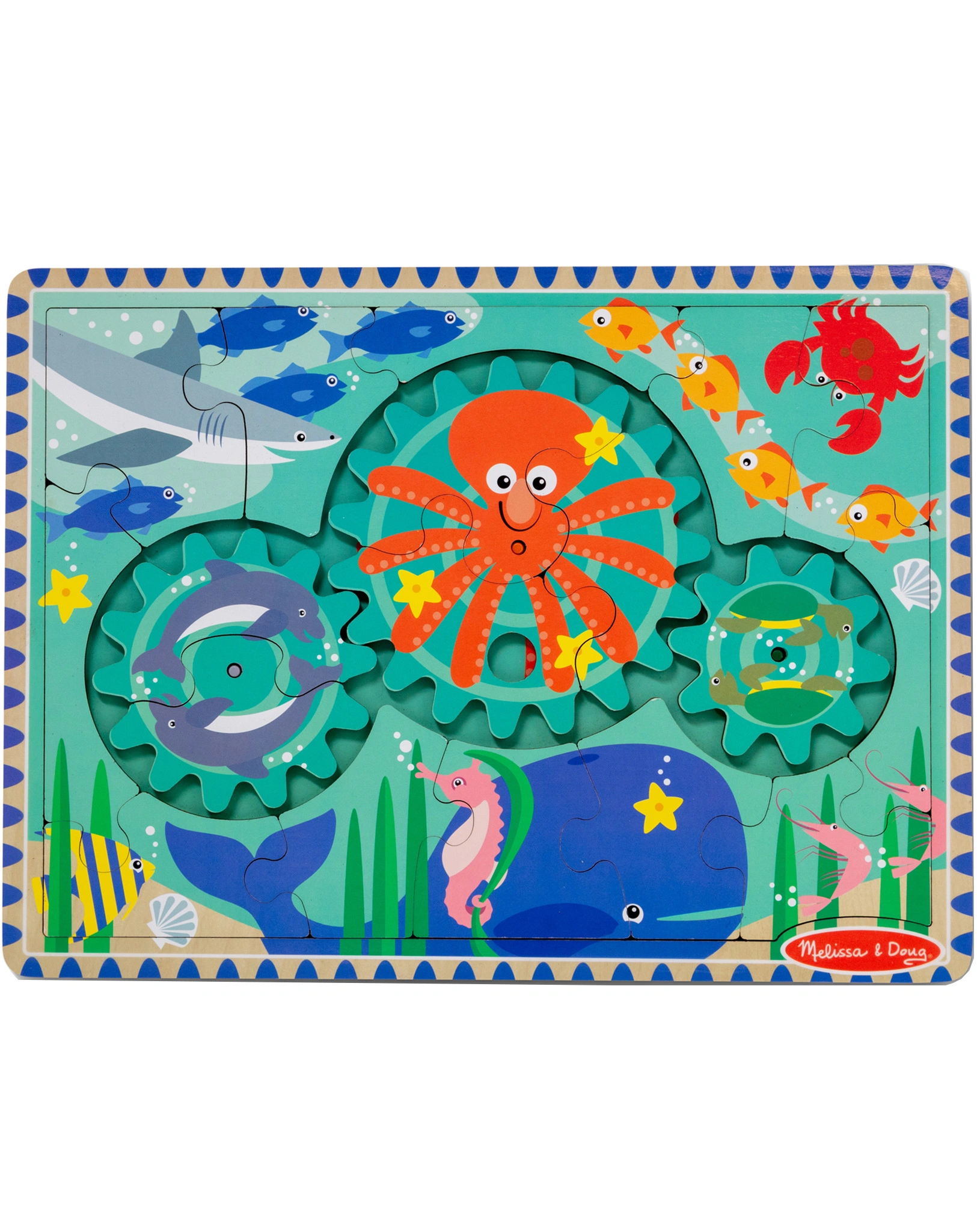 Zahnrad-Puzzle UNTERWASSERWELT 18-teilig