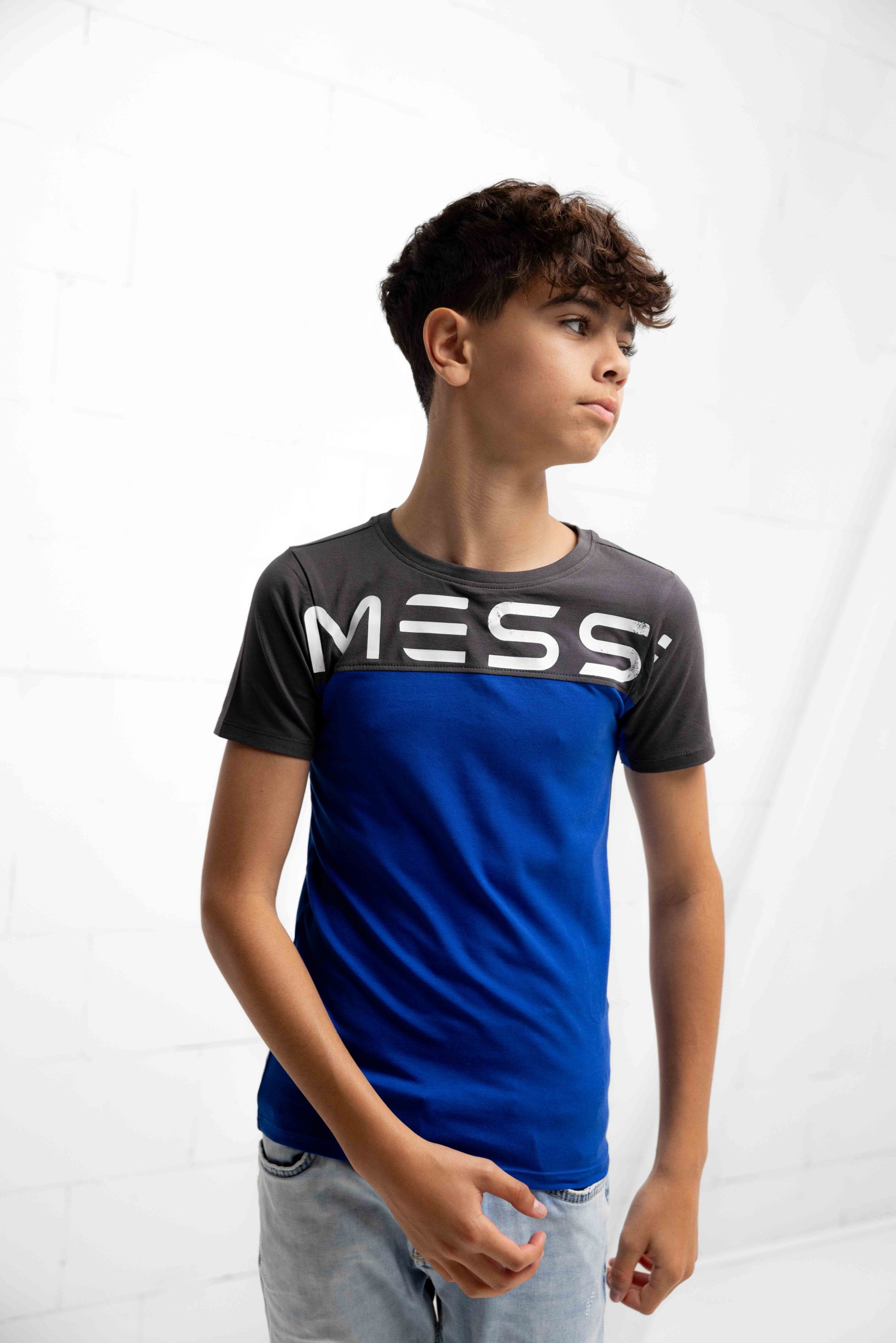 Vingino x Messi Jint T-Shirt Kids Donkerblauw