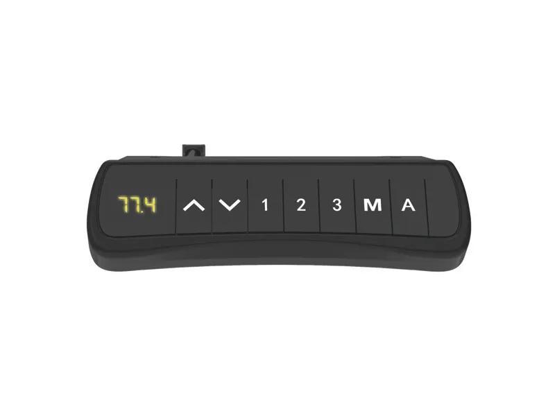 Hæve-sænkebord DNA, Hvid 1800x800mm Bue 2-ben/Sort