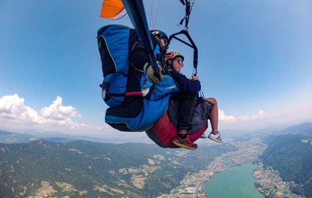 Gleitschirm Tandemflug Arnoldstein