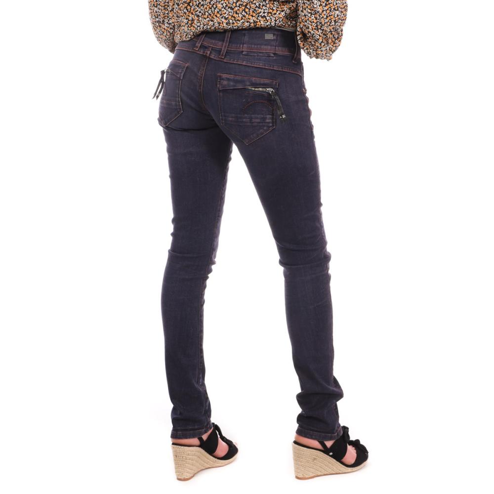 G-Star RAW Jean Slim délavé Rouge Femme G-Star Midge Cody