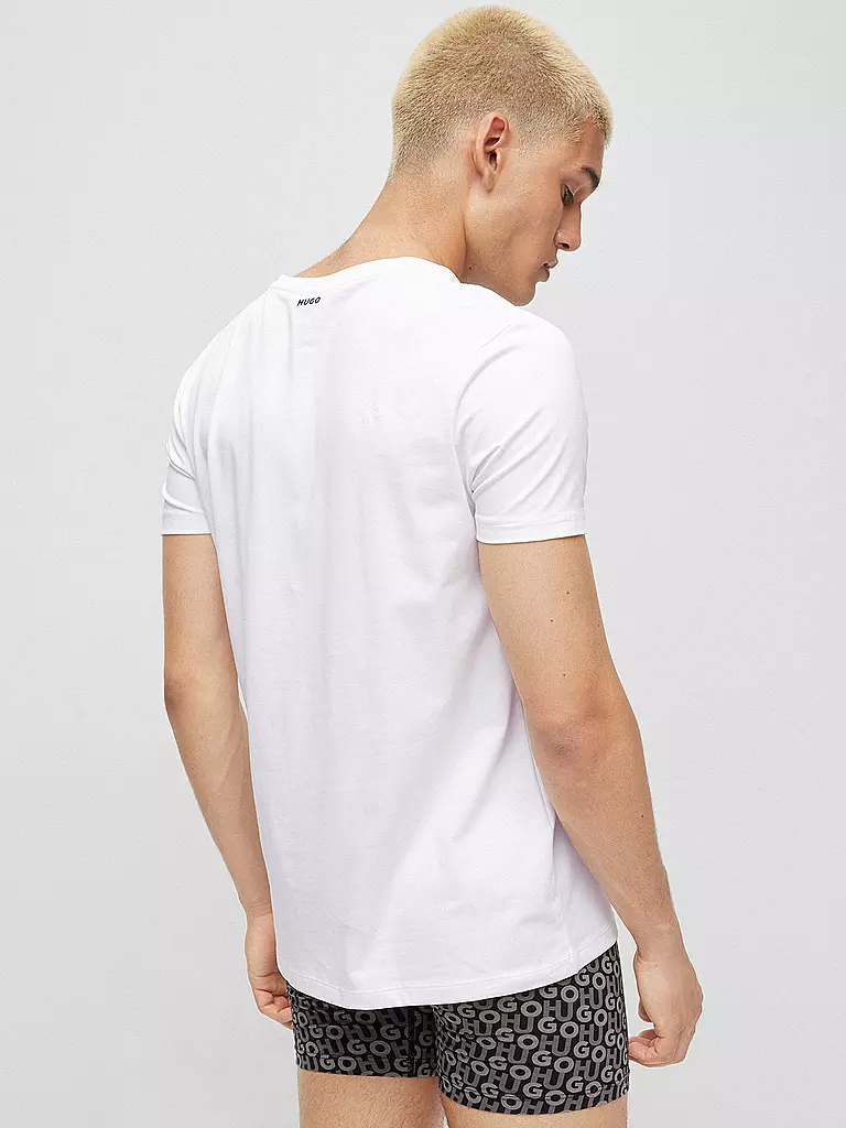 HUGO T-Shirt 2-er Pkg. weiss