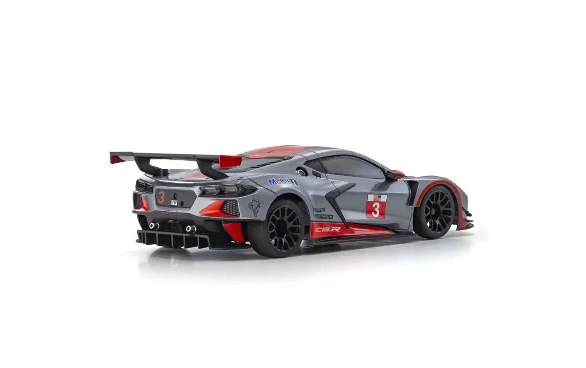 Mini-Z MR-04 Corvette C8-R 1:28, Gun Metal/Rot, ARTR<br>Mini-Z RWD mit Corvette C8-R Karosserie