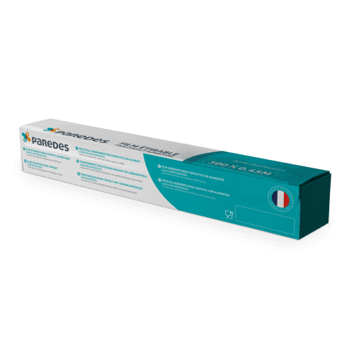 Boite distributrice film étirable PVC 300mx 0,45 cm Zipcut Paredes