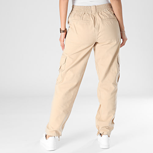 Pantalon Cargo Femme Selina Beige
