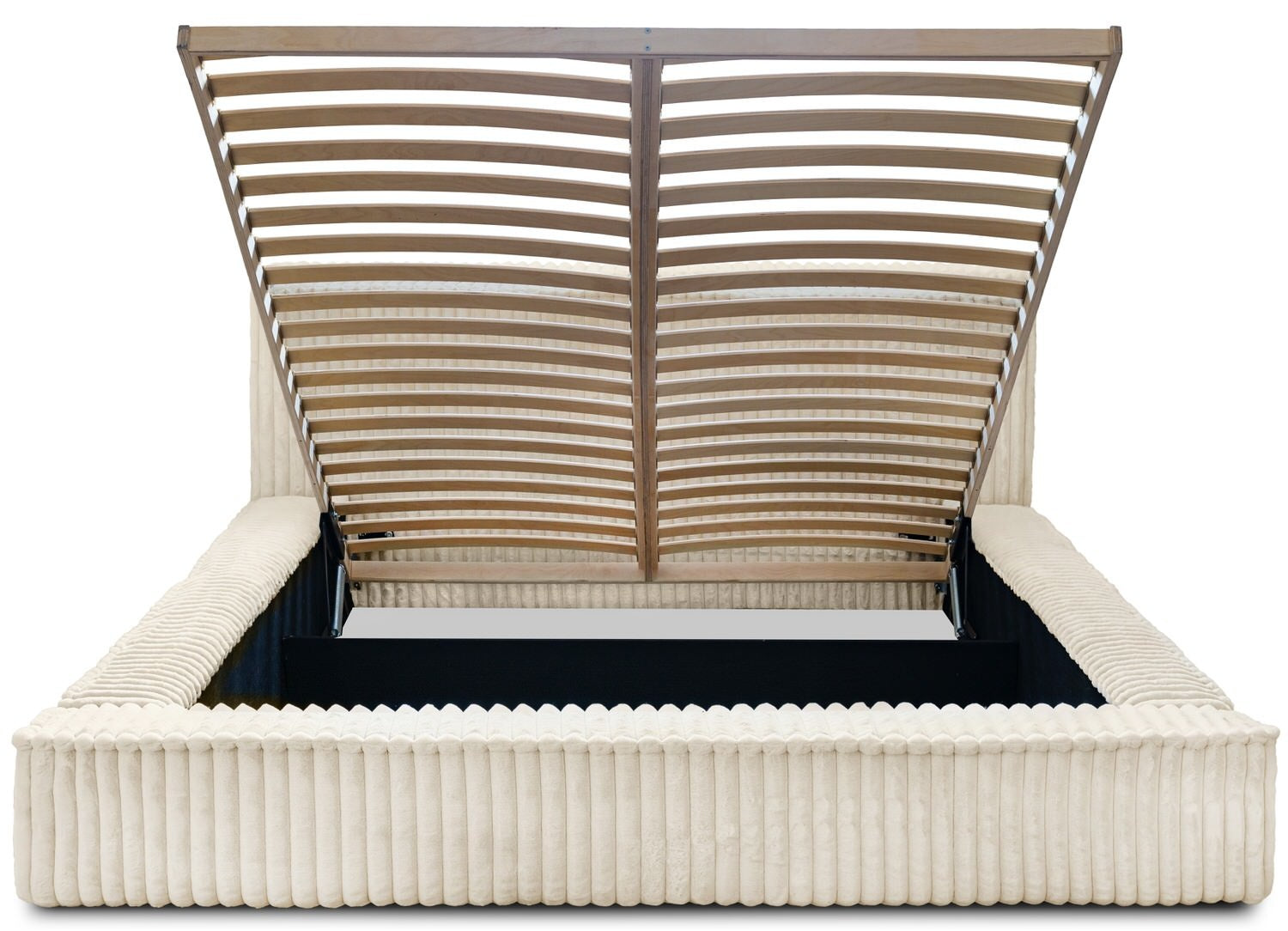 Trae Mobler Melody 140 x 200 cm Gestoffeerd Bed Creme
