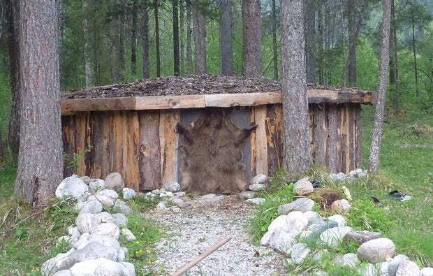 Wildnis-Suvival-Wochenende in Brandenberg als Geschenk