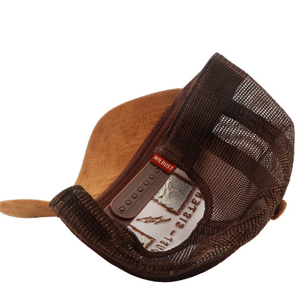 Helstons - Wildust - Casquette Wildstons Trucker Marron / Beige
