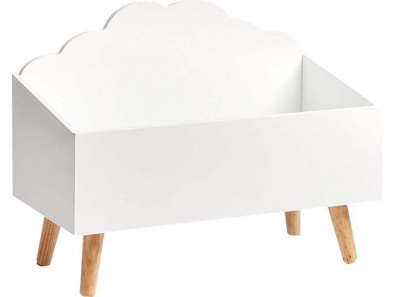 Zeller Present Kinder-Aufbewahrungstruhe Wolke 58 x 28 x 45 Spielzeugkiste in Wolkenform