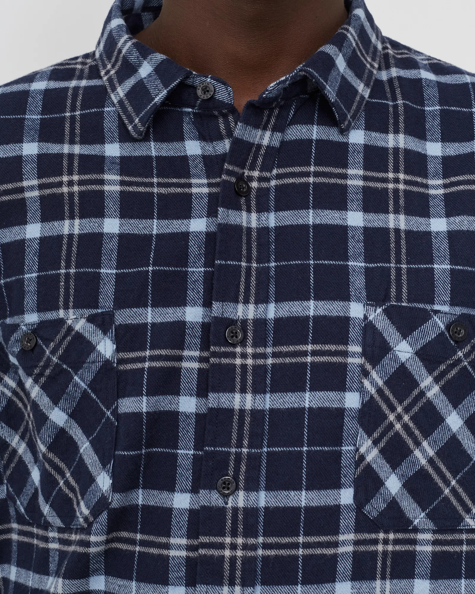 Edwin Roses Labour Shirt Heavy Flannel Brushed