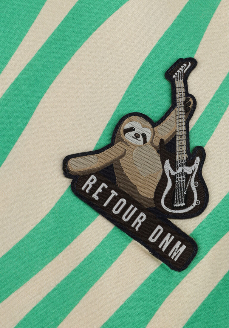 RETOUR groene retour t-shirt ake
