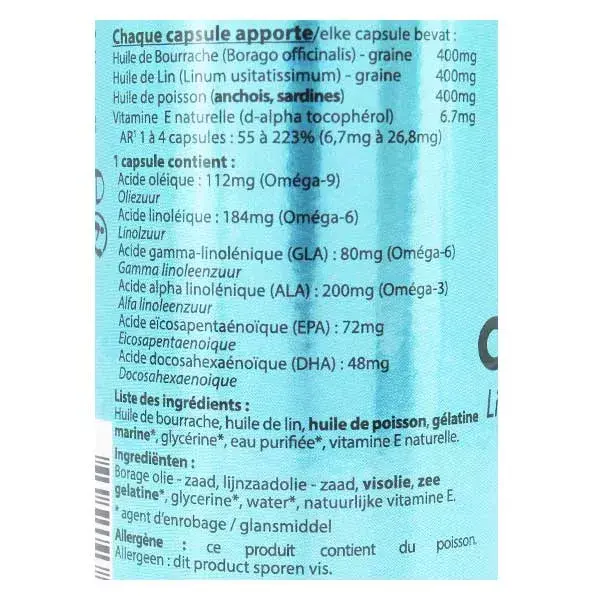 Vit'all+ Ômega 3, 6, 9 - 50 cápsulas