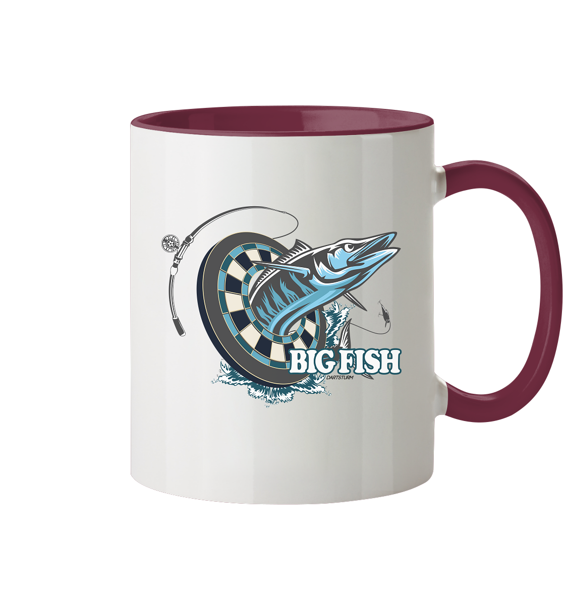 DartSturm - Big Fish - Tasse zweifarbig