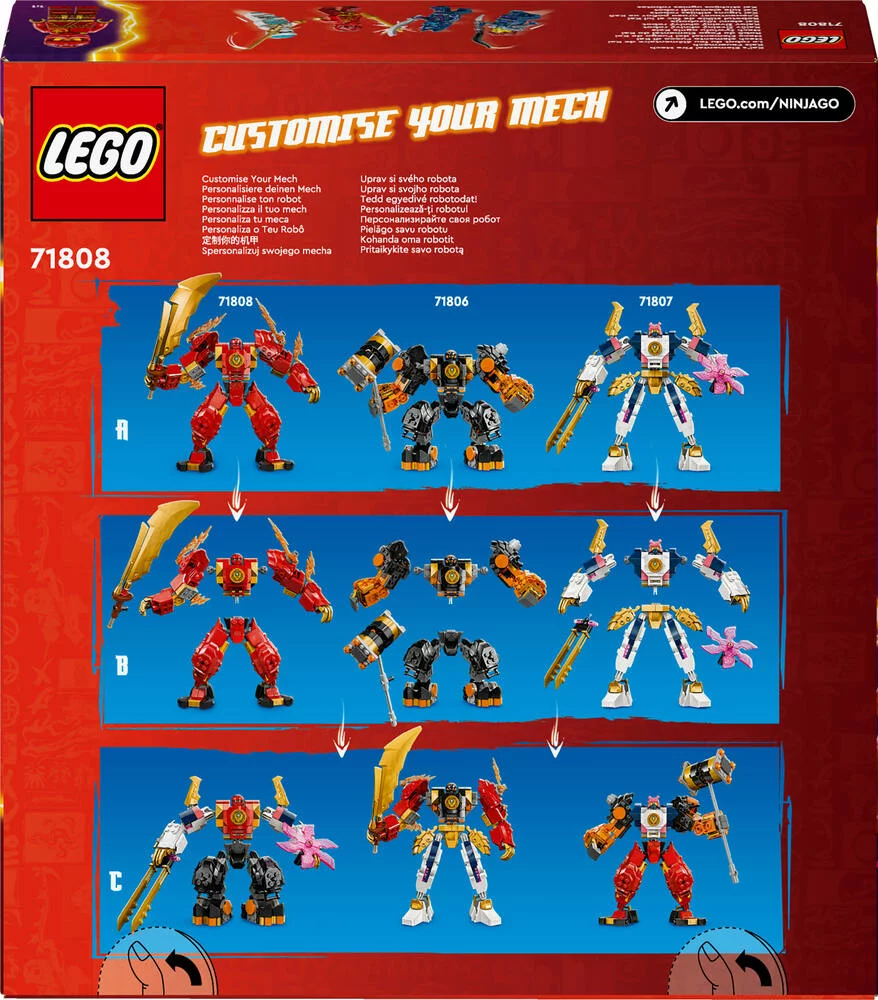 LEGO®NINJAGO® 71808 - LE ROBOT ELEMENTAIRE DU FEU DE KAI