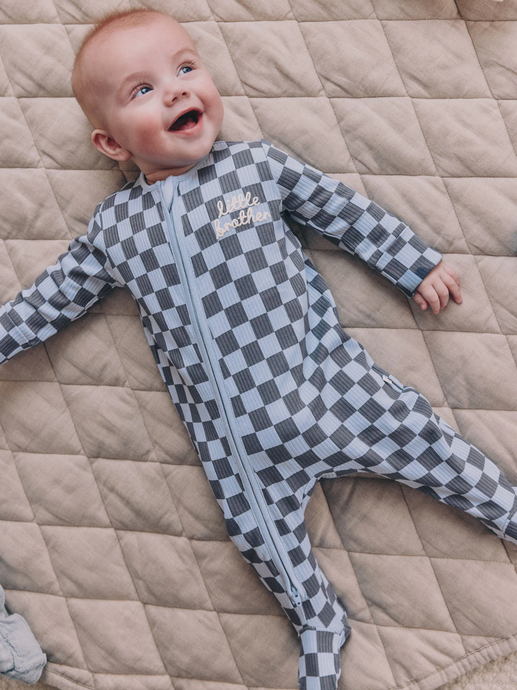 Blauw Little Brother - Baby Family-pyjama (0-2jr)