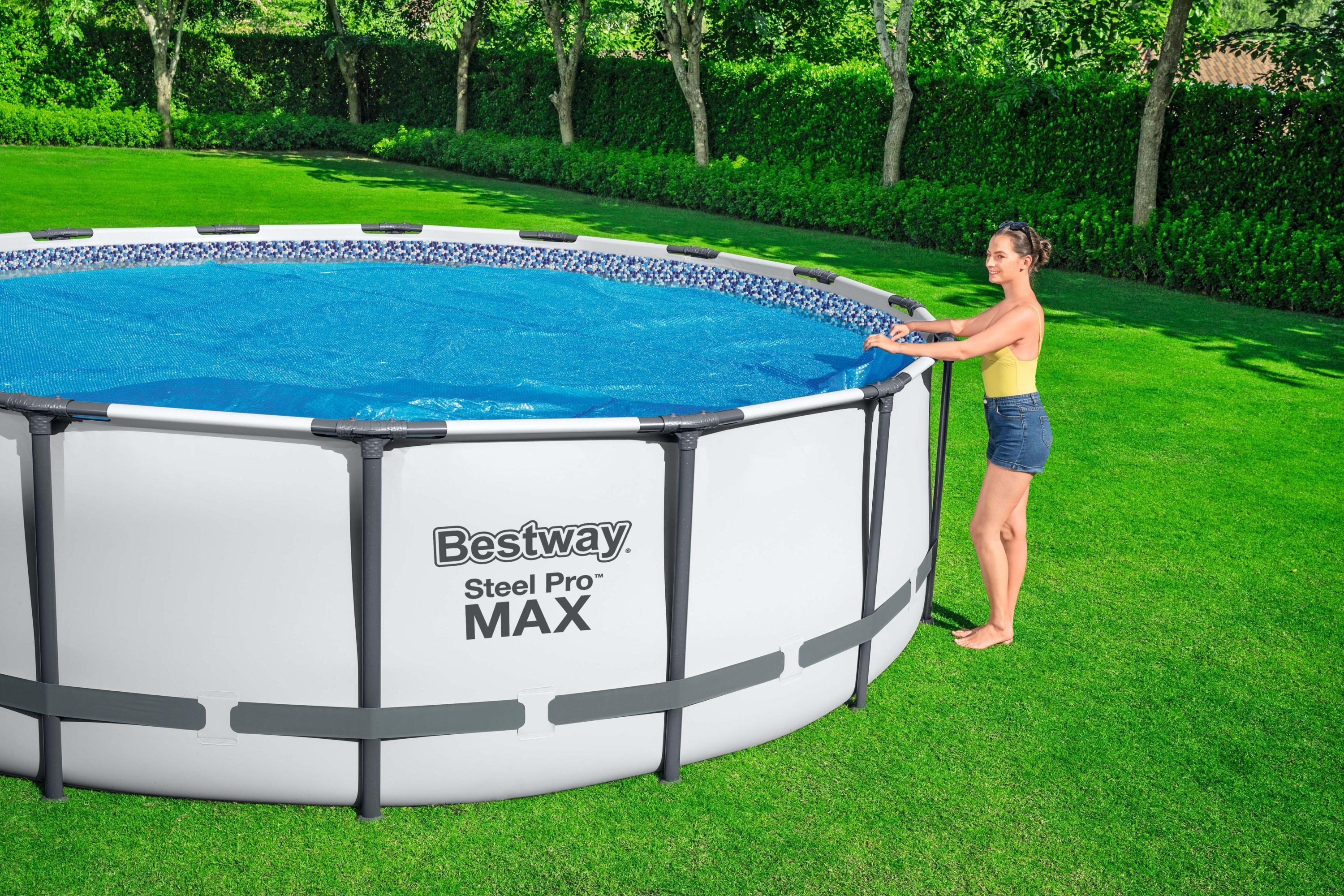 Solar Poolabdeckung rund 417 cm