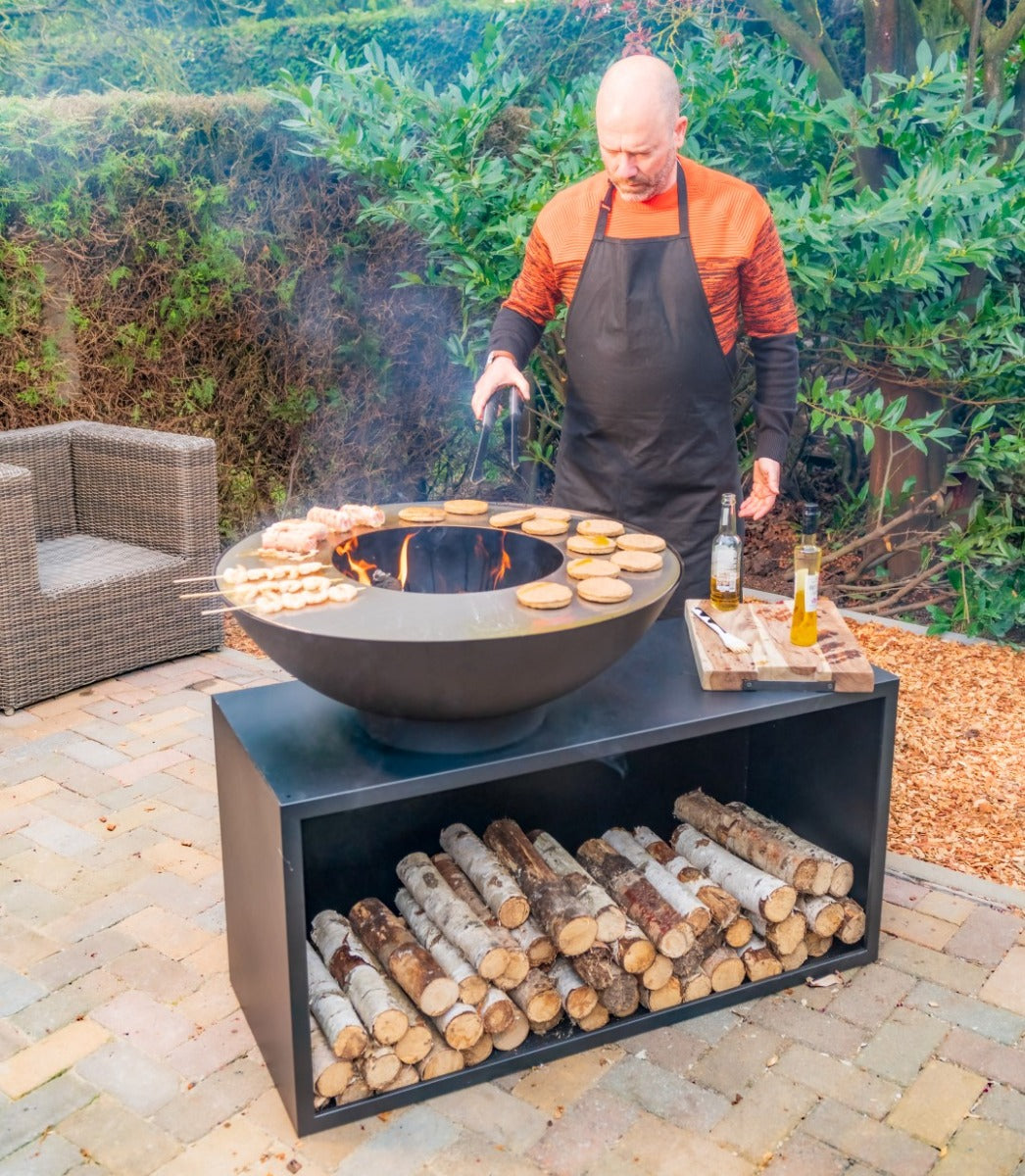 RedFire â Onyx â barbecue - BBQ - Zwart â Vuurschaal BBQ - Vuurkorf -