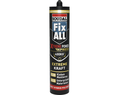 Soudal Fix All X-treme Express zwart 400 g