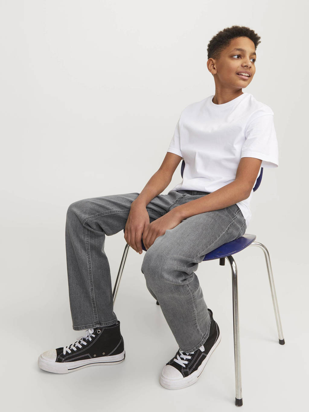 JACK & JONES regular fit jeans JJICLARKgrey denim