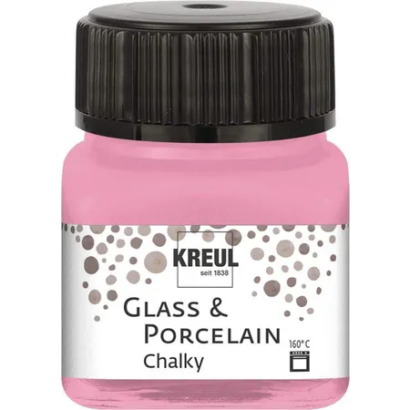 KREUL Glass & Porcelain Chalky, candy rose, 20 ml