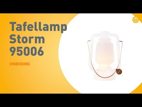Tafellamp oplaadbaar 30 cm IP44 wit - Storm Small