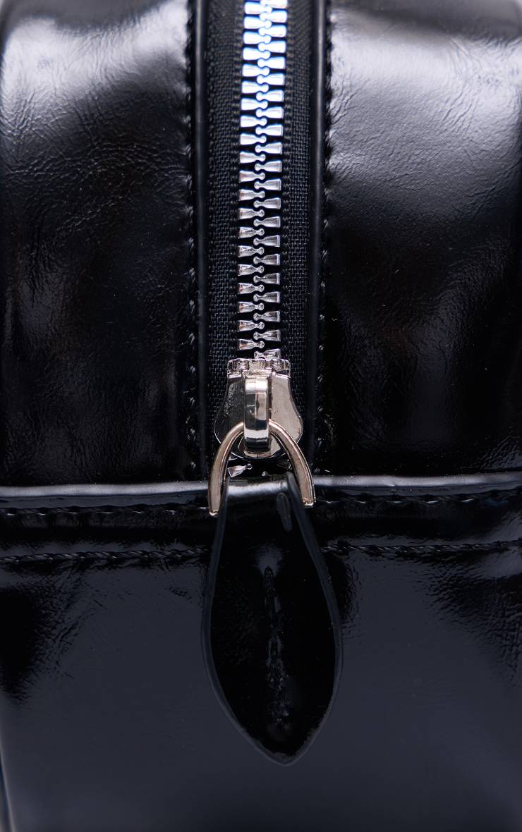 Noir Sac Baguette En Synthétiquecuir Pour L'épaule