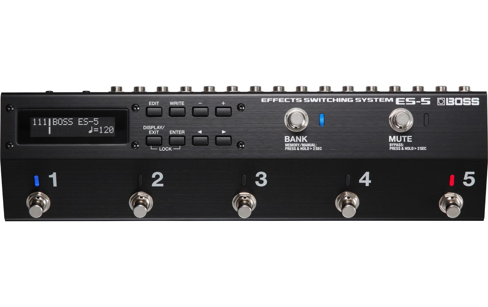 Effektgerät ES-5<br>5-fach Effekt-Loop-Switcher