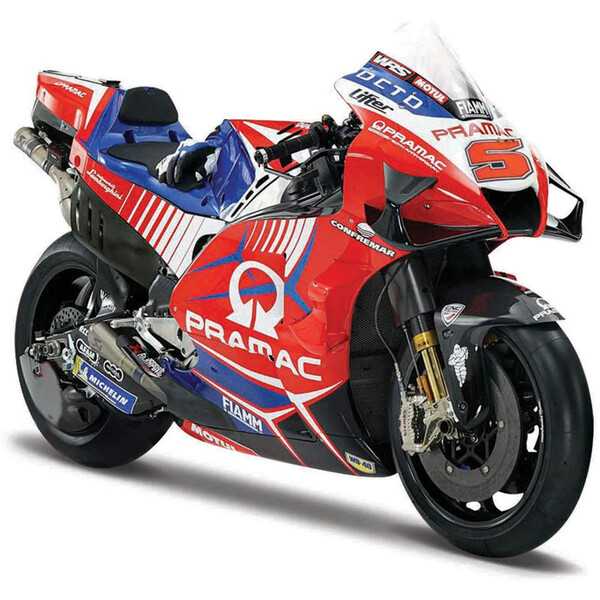 maisto - Maquette moto 1/18 Ducati Pramac Racing 2021 - Johann Zarco