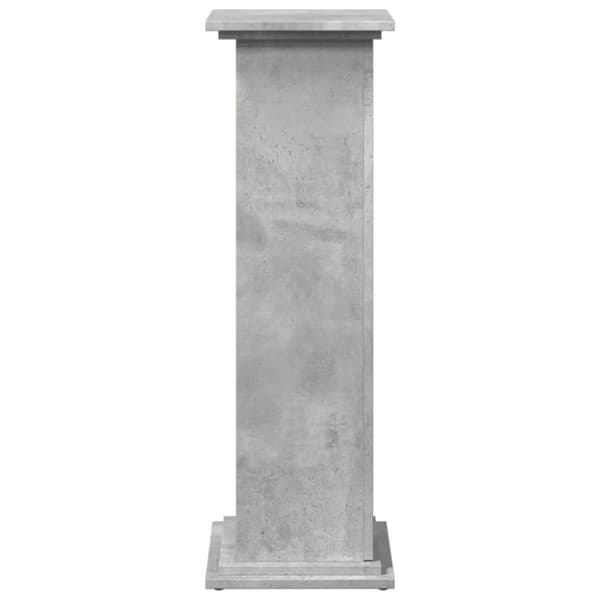 vidaXL Pidestall med oppbevaring betonggrå 31x30x90 cm konstruert tre