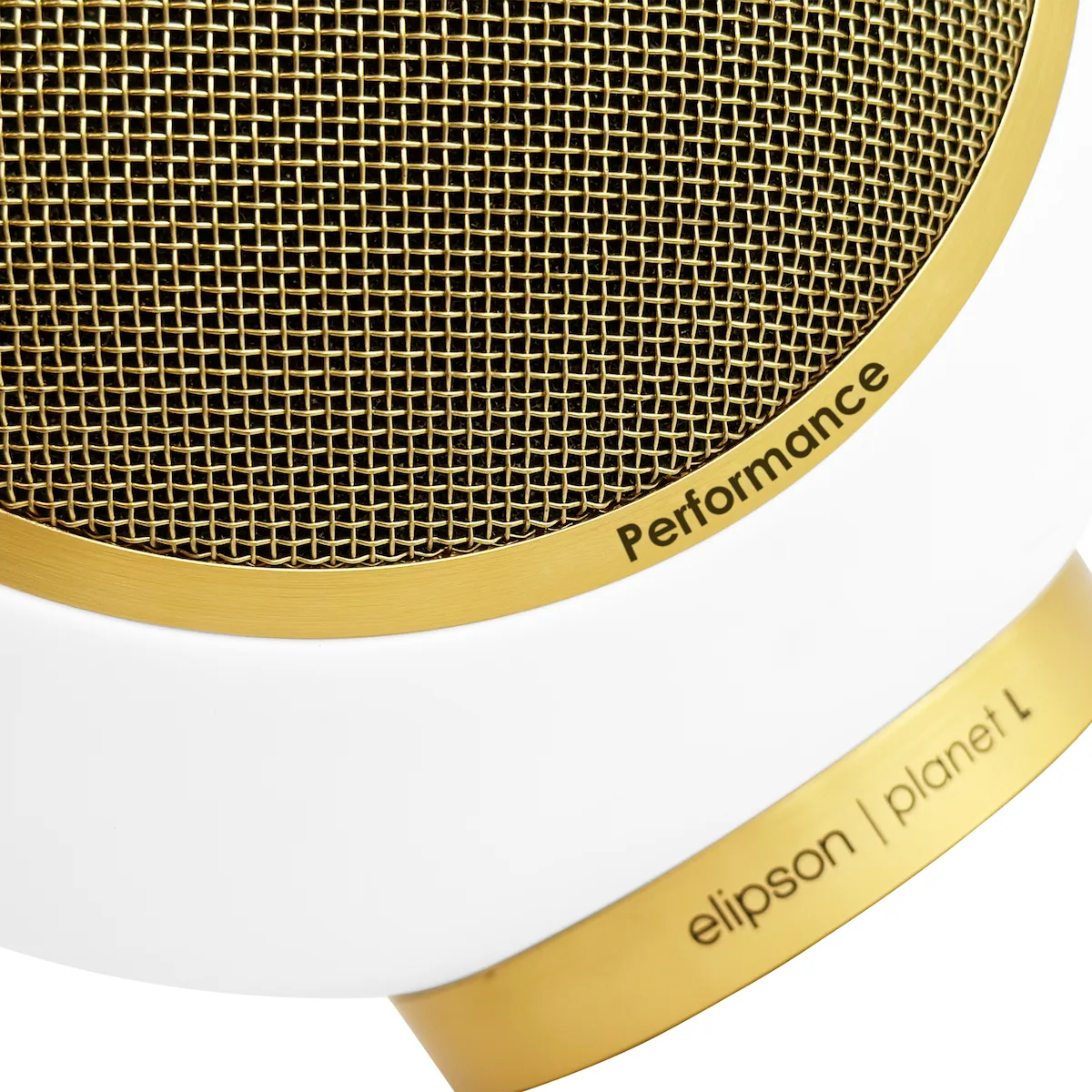 Elipson Planet L Performance Blanc mat Gold (la pièce) Enceintes bibliothèque