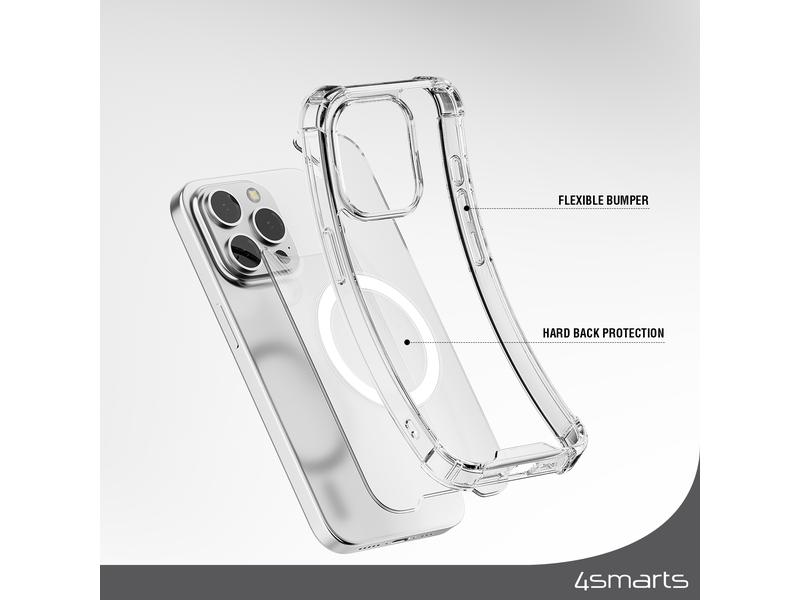 4smarts Back Cover Hybrid Case Ibiza UltiMag iPhone 15 Schutzhülle mit integrierten Magneten für das Apple iPhone 15