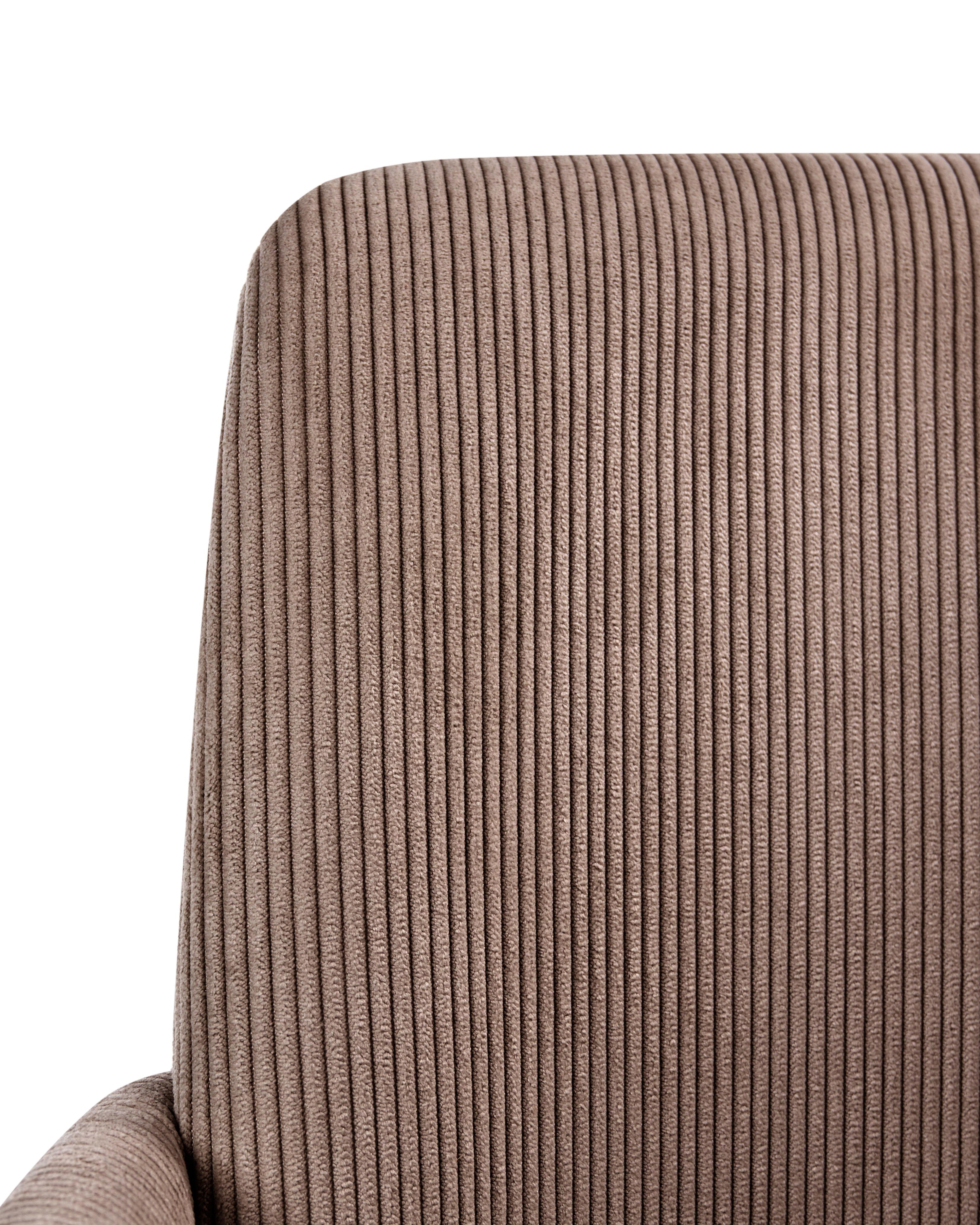Bureaustoel DRYDEN Corduroy Bruin