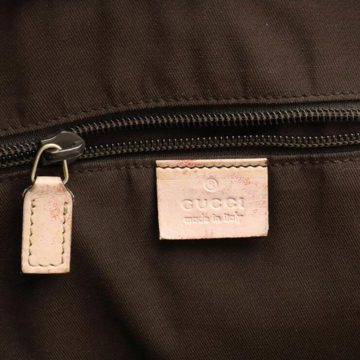 Gucci Vintage Gucci Shoulder Bag Beige